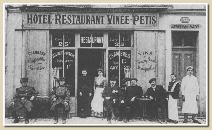 les cafes à Tours vers 1900