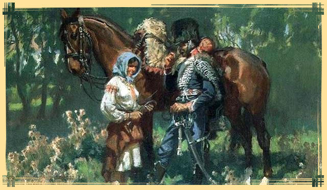 espagnole et soldat de napoleon