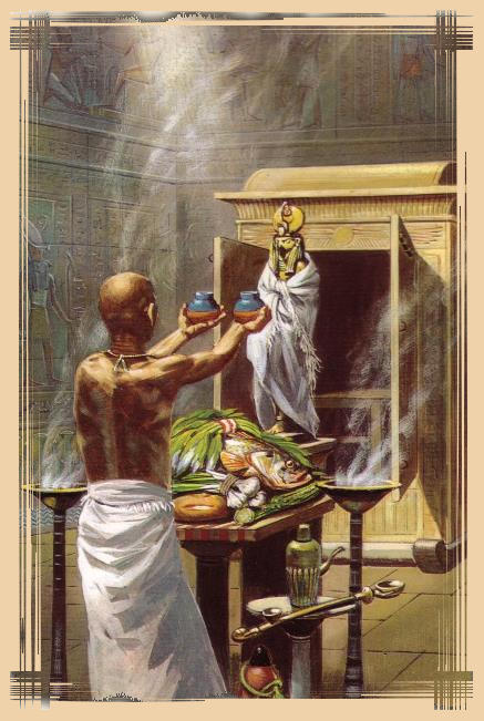 la journée d'un prêtre dans l'Egypte antique