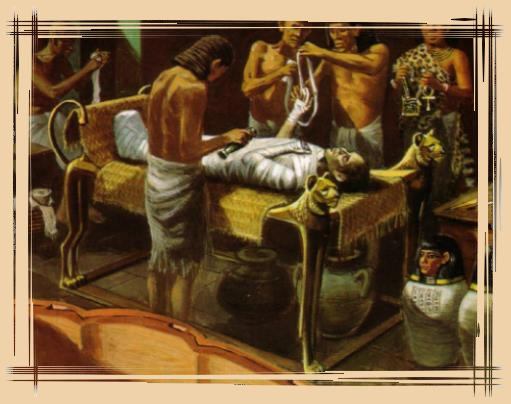 le rituel d'embaumement dans l'egypte ancienne