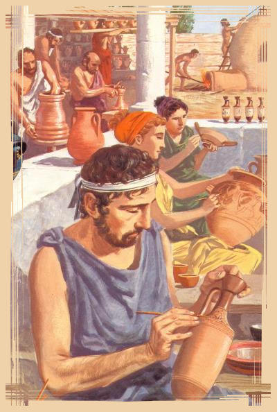 artisan-meteque-grece-antique
