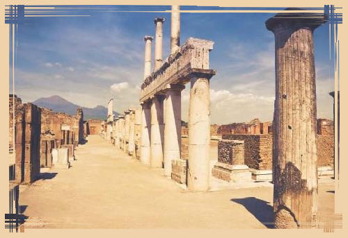 les ruines de pompei