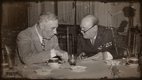 Churchill et Roosevelt