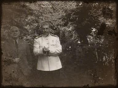 Beria et Staline à Yalta