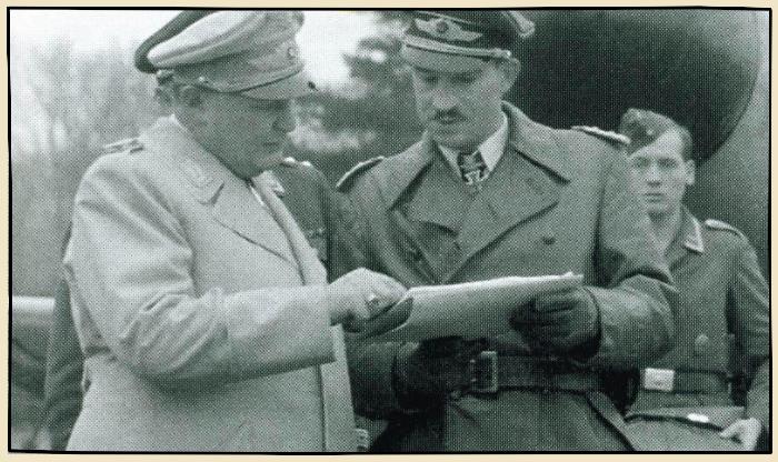 L'as allemand Galland et Goering