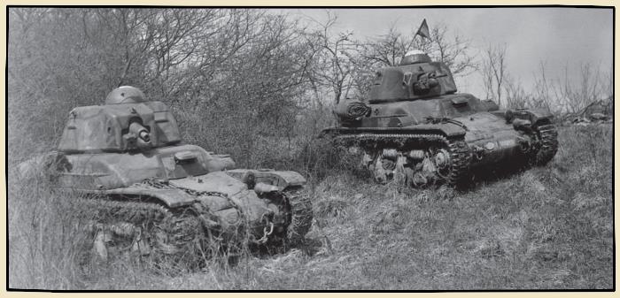 chars français à la bataille d'Abbeville en mai 1940
