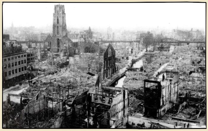 bombardement de Rotterdam en 1940