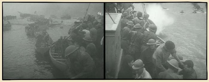 Embarquement sur les plages de Dunkerque en mai 1940