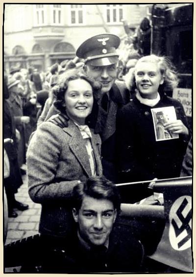 L'autriche est réunie au Reich en 1938