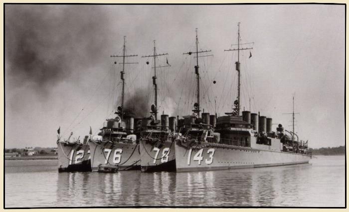 vieux destroyers anglais en 1941
