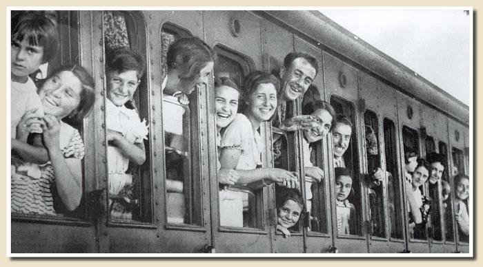 les train du plaisir en été 1936