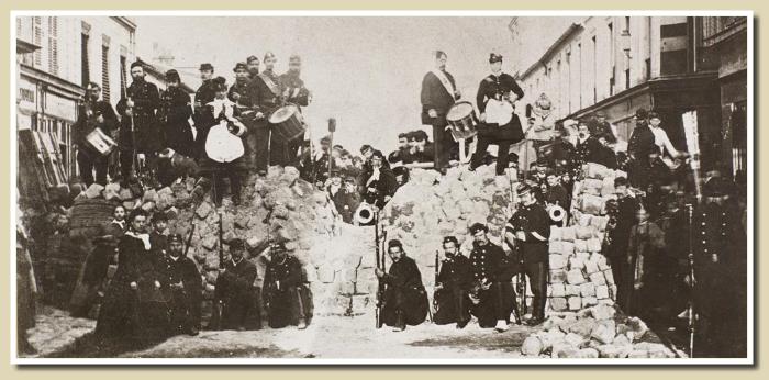 Barricade de la Commune en 1871