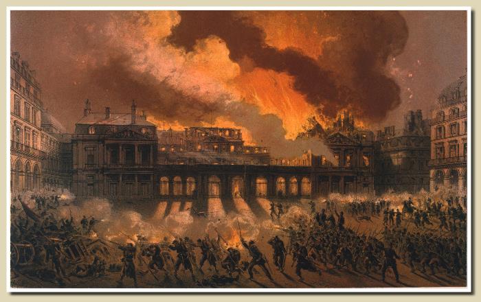 Incendie du Palais Royal pendant la Commune de Paris
