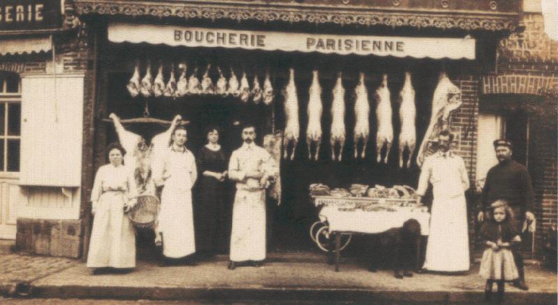 boucherie en 1900