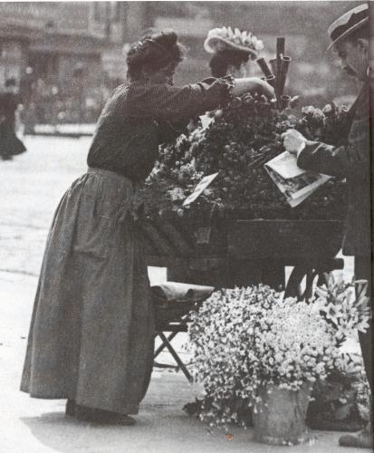 marchande de fleurs
