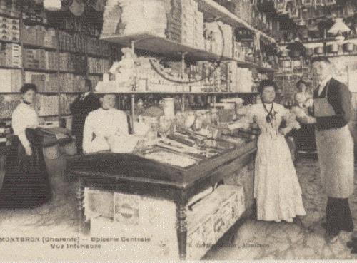 demoiselle de magasin en 1900