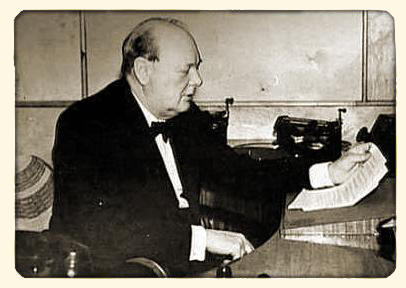 Churchill au travail