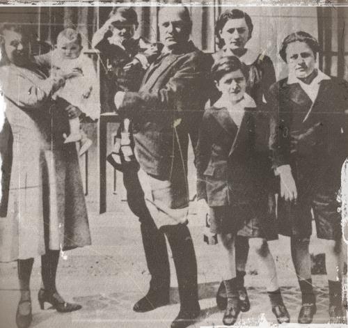 Mussolini en famille