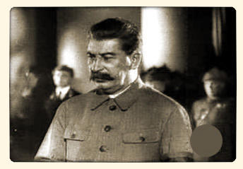 Staline à l'enterrement de sa femme
