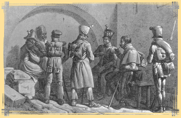 soldat de napoleon prisonnier
