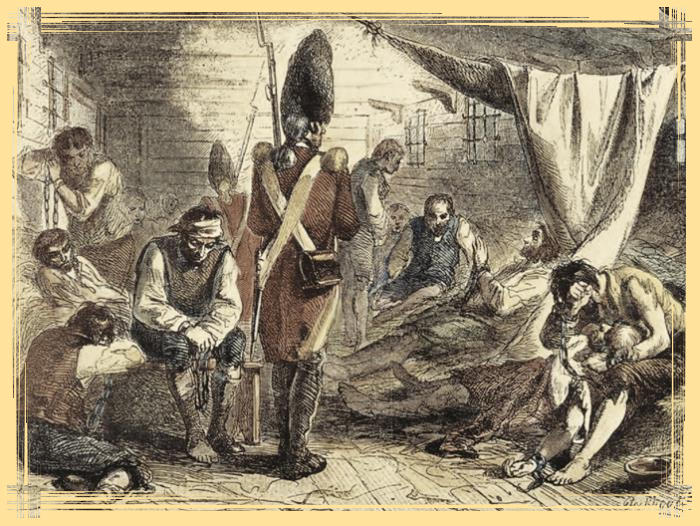 soldats de Napoleon prisonniers en Angleterre