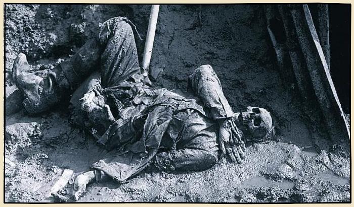 cadavre de soldat alleamand pendant la bataille de Verdun