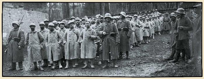 prisonniers français à Verdun en 1916