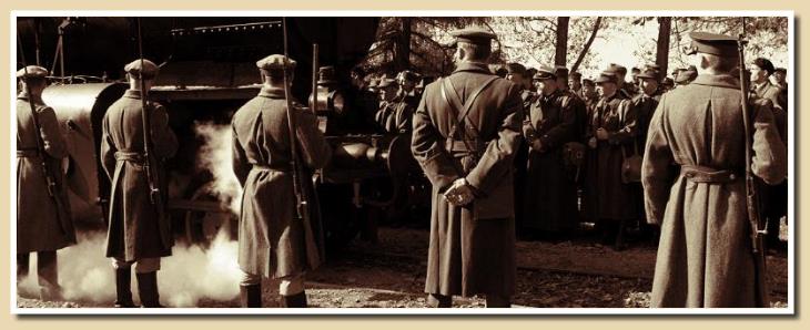 depart des prisonniers polonais pour Katyn