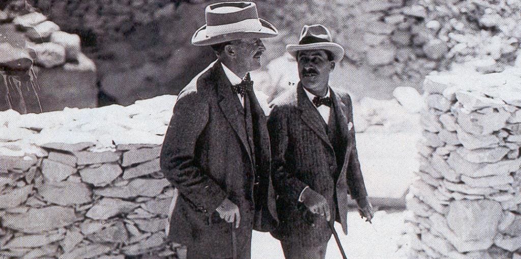 Lord Carnavon et Howard Carter dans la Vallée des Rois