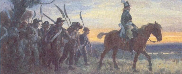 A peine victorieuse, elle se fragmente: chacun rentre chez soi. Seuls restent les chefs, à peine entourés d'une faible garde.