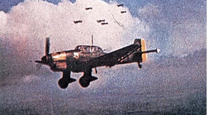 stukas en août 1940 pendant la bataille d'Angleterre