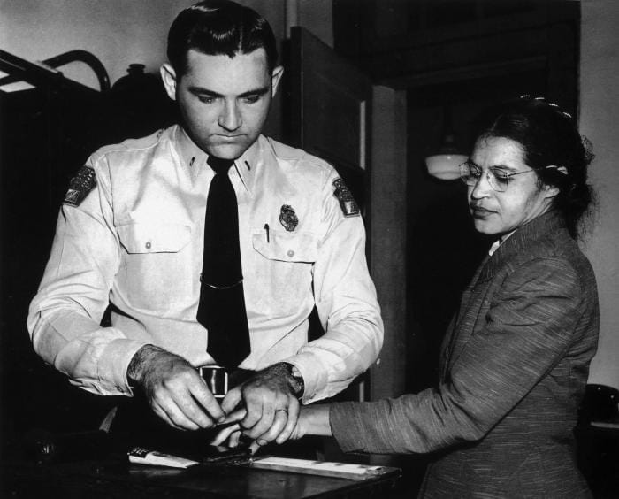 Rosa Parks et d’autres militantes noires