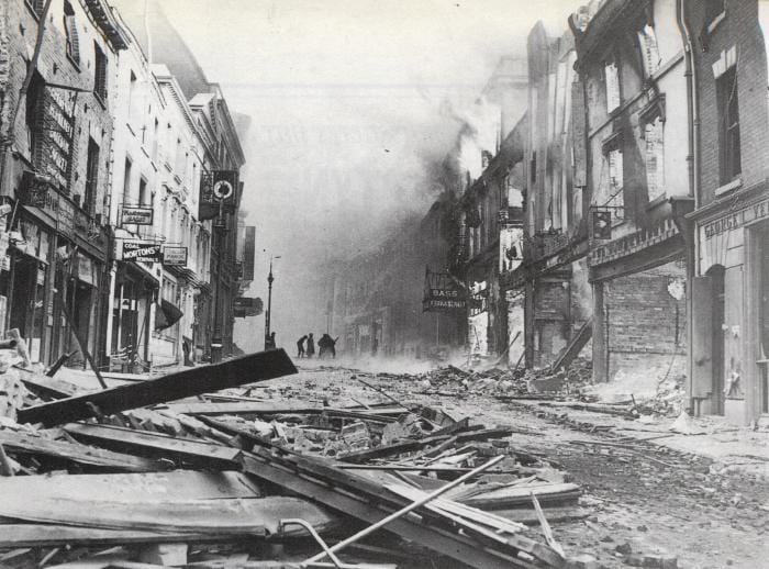 Le bombardement de Coventry en 1940