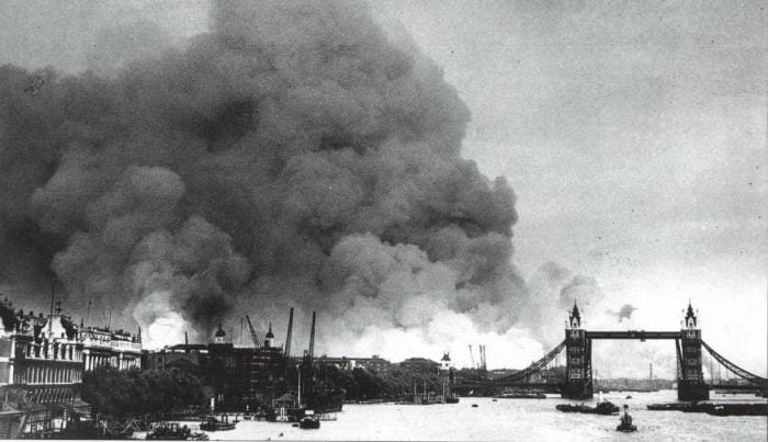 L'après midi du 7 septembre 1940 à Londres