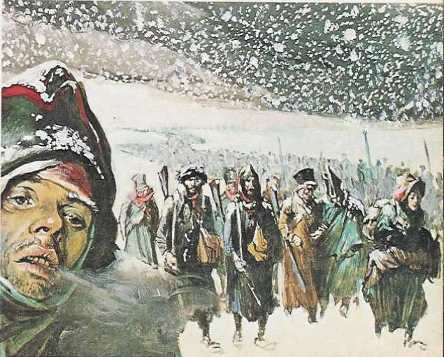 Les blessures d'un soldat de l'Empire de Napoléon 1er