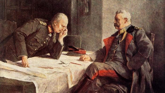 Au cours de la Première Guerre mondiale, le problème de la santé des généraux a joué un rôle important dont il n'a pas été tenu compte dans les ouvrages historiques