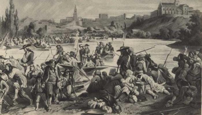 Le passage de la Loire par 100 000 Vendéens en 24 heures