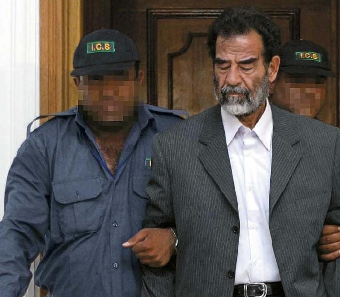 Les conditions de détention de Saddam Hussein