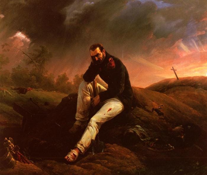 La fin de la bataille de Waterloo et la chasse au clair de lune