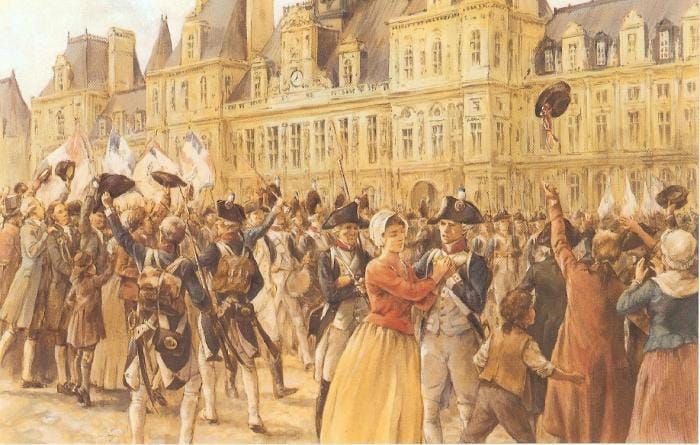 Les recrues improvisées de l'armée de Valmy