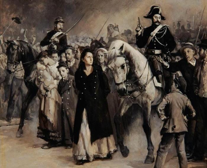 La chasse aux Communards dans Paris en 1871