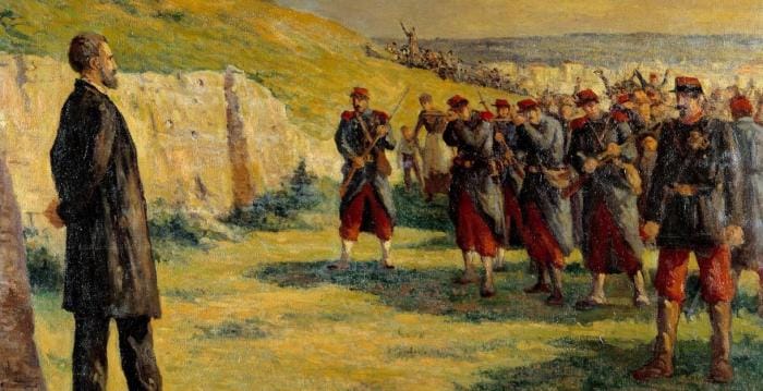 Mort de Eugène Varlin pendant la Commune en 1871