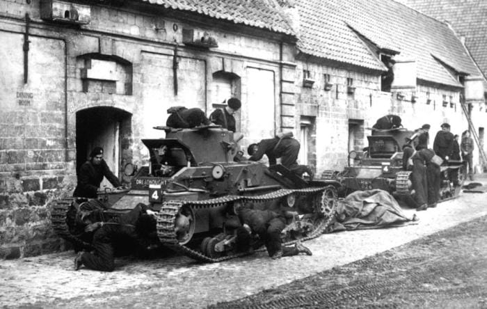 Les panzers sont plus rapides à la bataille d'Abbeville