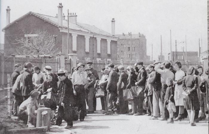 Le triste exode et retour des réfugiée en 1940