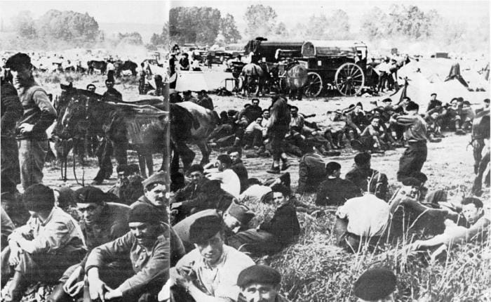 Les prisonniers français en juin 1940
