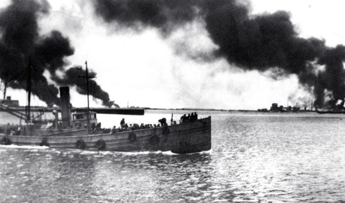 Une flotte d'une diversité inouïe pour l'évacuation des anglais à Dunkerque