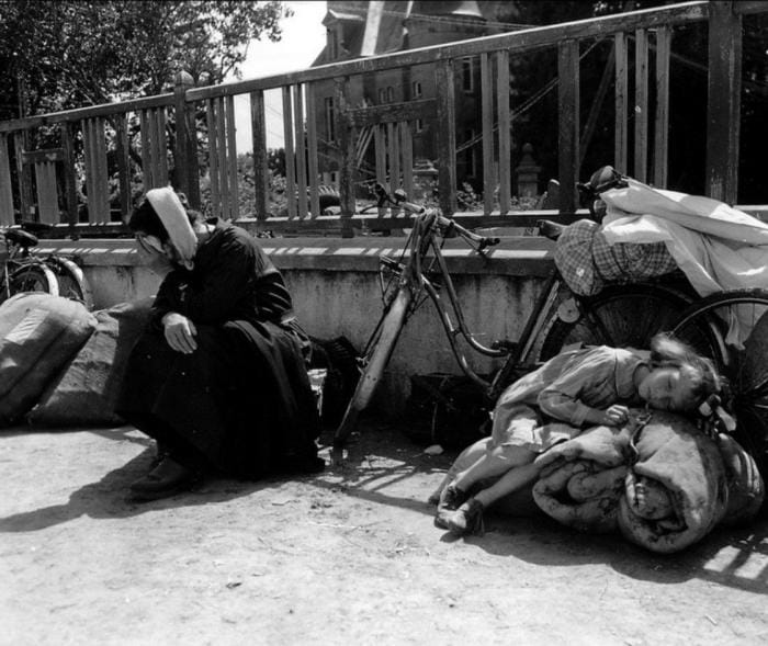 Les ponts de la Loire vont sauter pendant l'exode en 1940