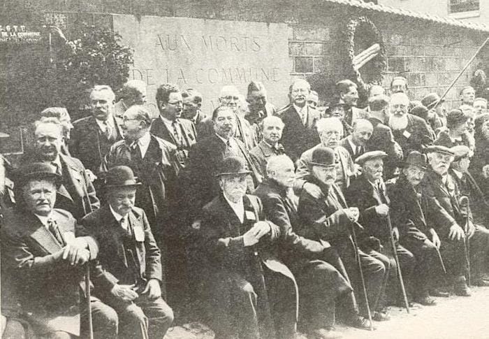 Le 24 mai 1936; commémoration des morts de la Commune