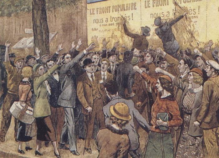 La victoire du Front populaire en 1936