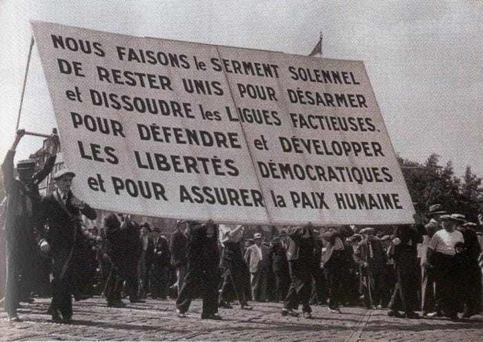 La gauche aborde la campagne en position de force en 1935